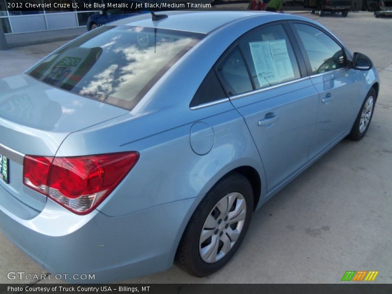 Ice Blue Metallic / Jet Black/Medium Titanium 2012 Chevrolet Cruze LS