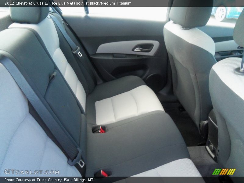Ice Blue Metallic / Jet Black/Medium Titanium 2012 Chevrolet Cruze LS