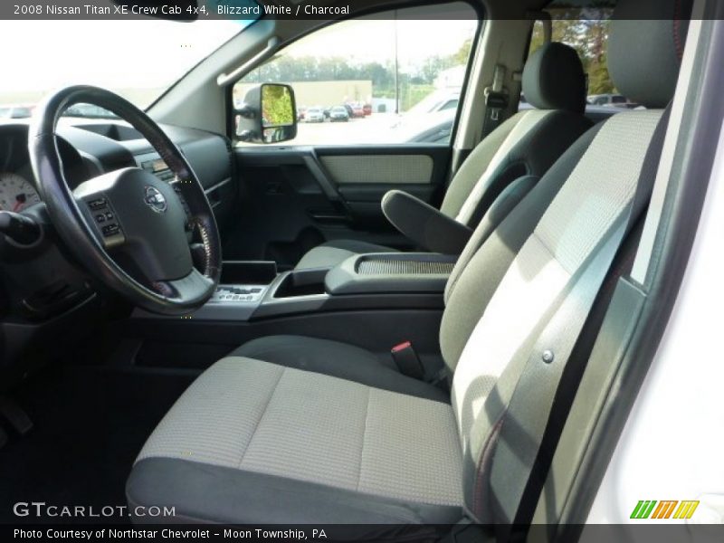 Blizzard White / Charcoal 2008 Nissan Titan XE Crew Cab 4x4