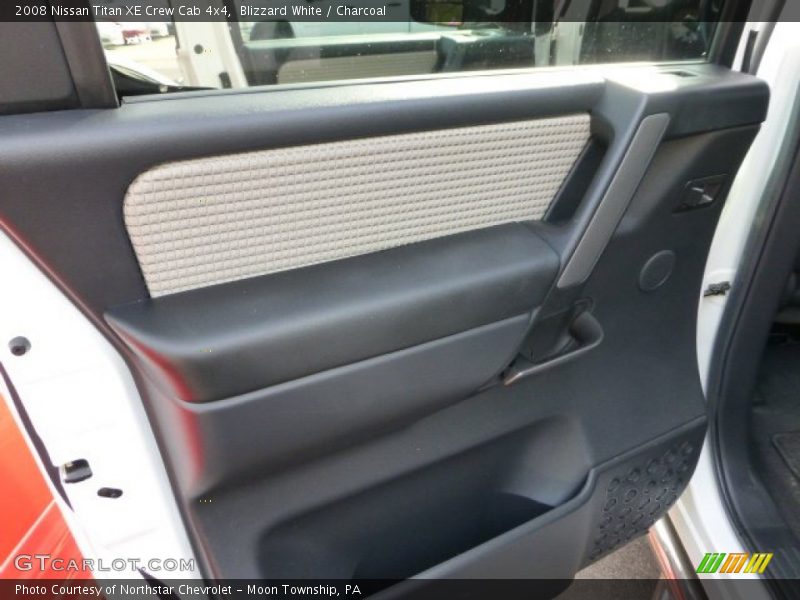 Blizzard White / Charcoal 2008 Nissan Titan XE Crew Cab 4x4