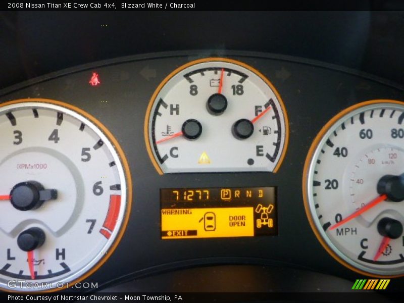 Blizzard White / Charcoal 2008 Nissan Titan XE Crew Cab 4x4