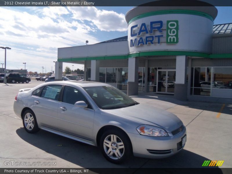 Silver Ice Metallic / Ebony 2012 Chevrolet Impala LT