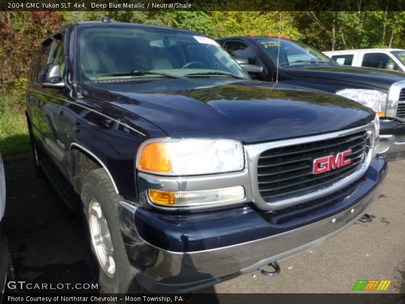 Deep Blue Metallic / Neutral/Shale 2004 GMC Yukon SLT 4x4
