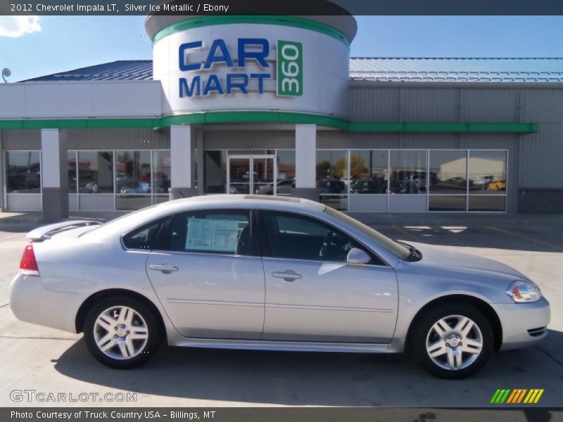 Silver Ice Metallic / Ebony 2012 Chevrolet Impala LT