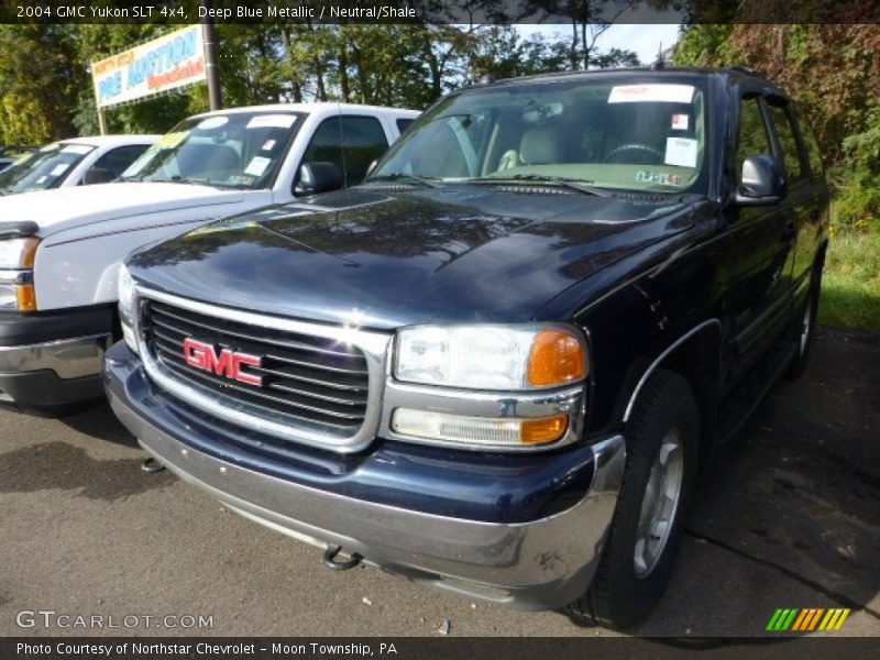 Deep Blue Metallic / Neutral/Shale 2004 GMC Yukon SLT 4x4