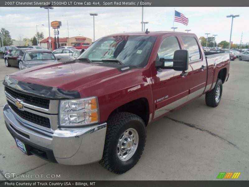 Sport Red Metallic / Ebony 2007 Chevrolet Silverado 2500HD LT Crew Cab 4x4