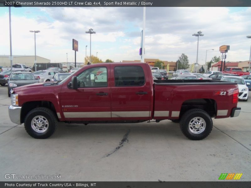 Sport Red Metallic / Ebony 2007 Chevrolet Silverado 2500HD LT Crew Cab 4x4