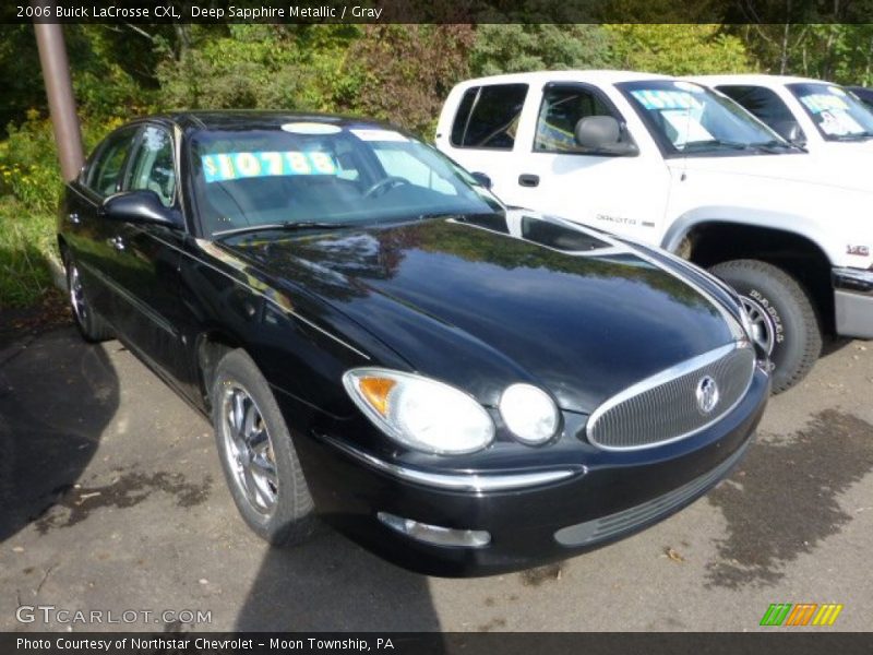 Deep Sapphire Metallic / Gray 2006 Buick LaCrosse CXL