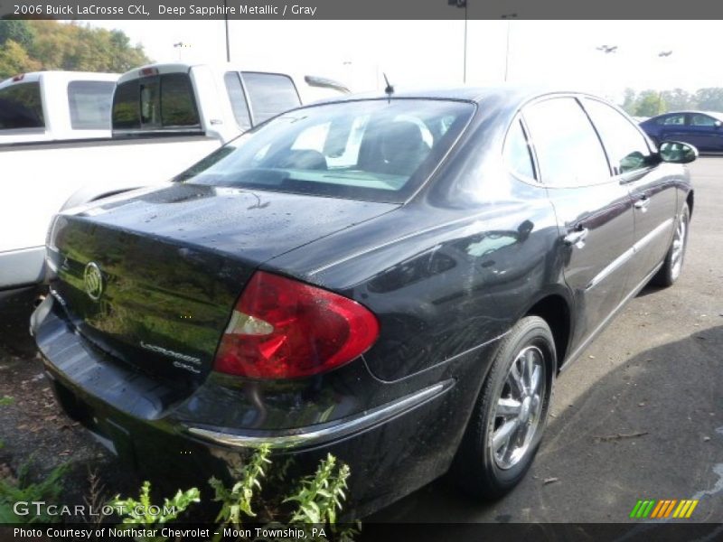 Deep Sapphire Metallic / Gray 2006 Buick LaCrosse CXL