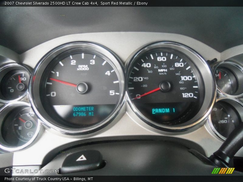 Sport Red Metallic / Ebony 2007 Chevrolet Silverado 2500HD LT Crew Cab 4x4
