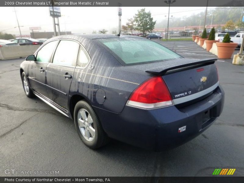 Imperial Blue Metallic / Neutral 2009 Chevrolet Impala LT