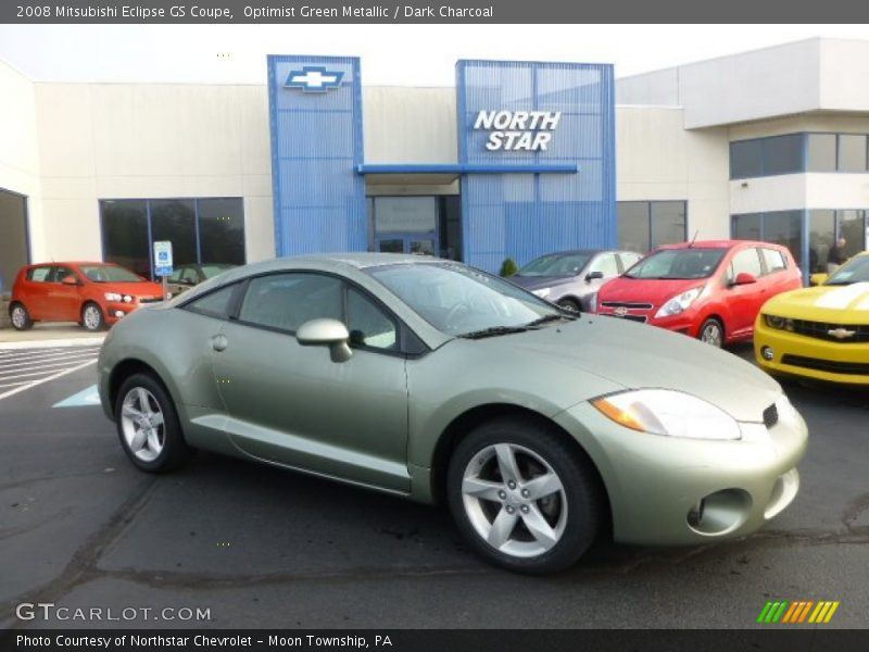 Optimist Green Metallic / Dark Charcoal 2008 Mitsubishi Eclipse GS Coupe