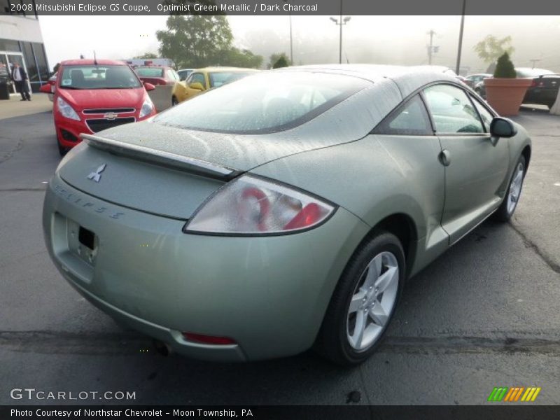Optimist Green Metallic / Dark Charcoal 2008 Mitsubishi Eclipse GS Coupe