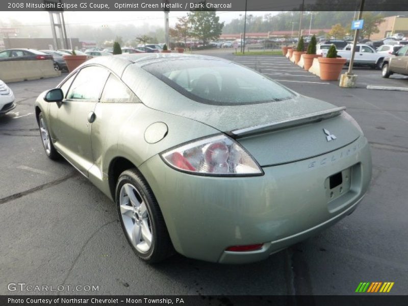 Optimist Green Metallic / Dark Charcoal 2008 Mitsubishi Eclipse GS Coupe