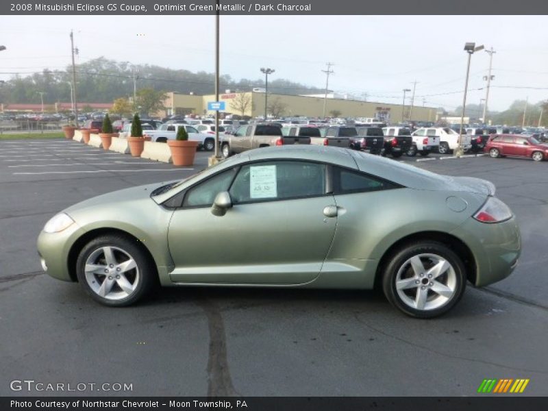 Optimist Green Metallic / Dark Charcoal 2008 Mitsubishi Eclipse GS Coupe