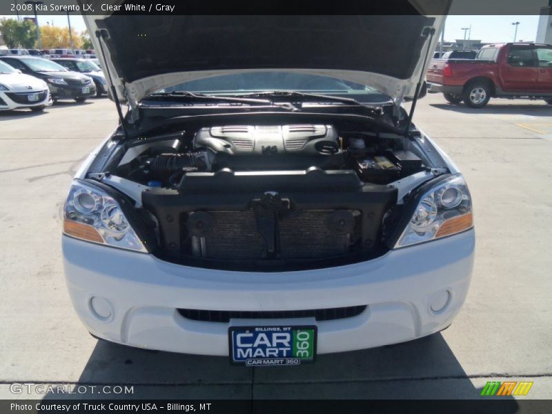 Clear White / Gray 2008 Kia Sorento LX