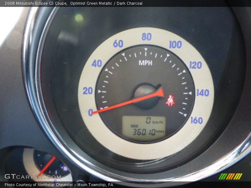 Optimist Green Metallic / Dark Charcoal 2008 Mitsubishi Eclipse GS Coupe
