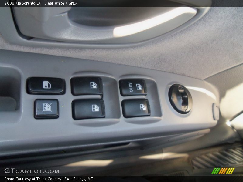 Clear White / Gray 2008 Kia Sorento LX