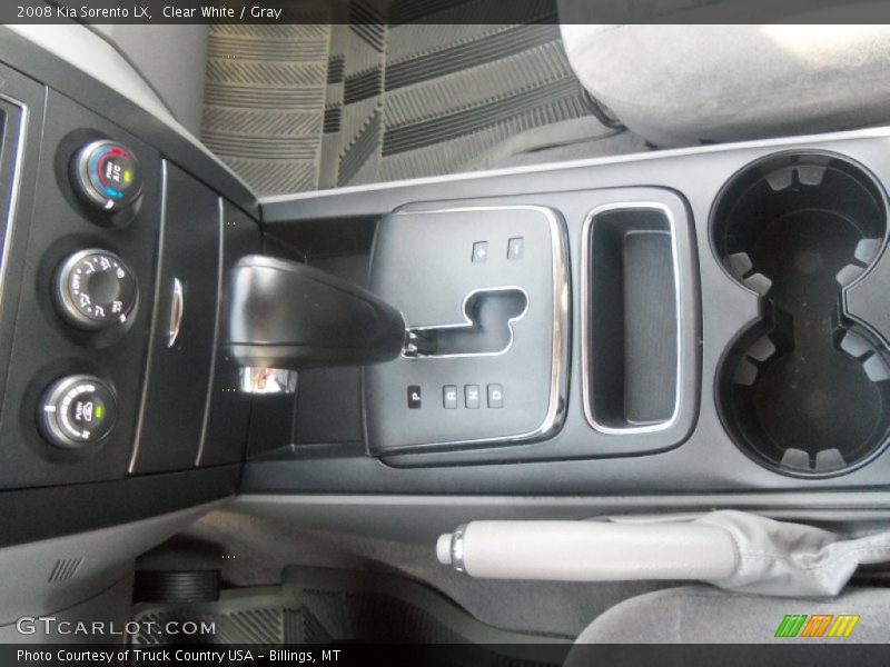 Clear White / Gray 2008 Kia Sorento LX
