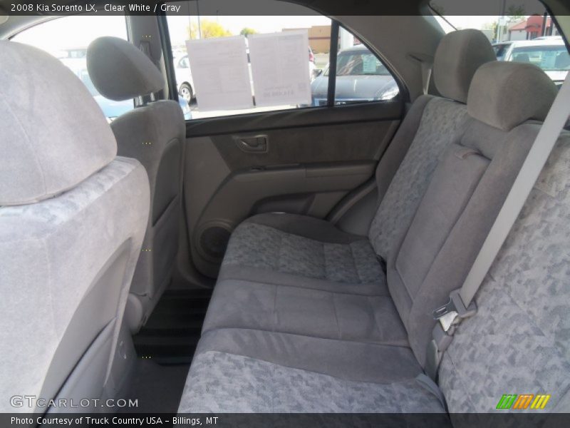 Clear White / Gray 2008 Kia Sorento LX