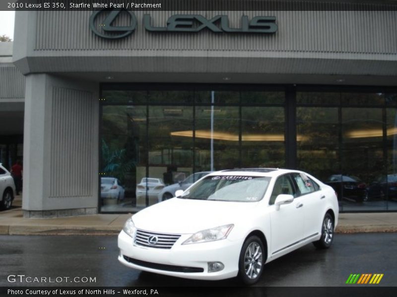 Starfire White Pearl / Parchment 2010 Lexus ES 350