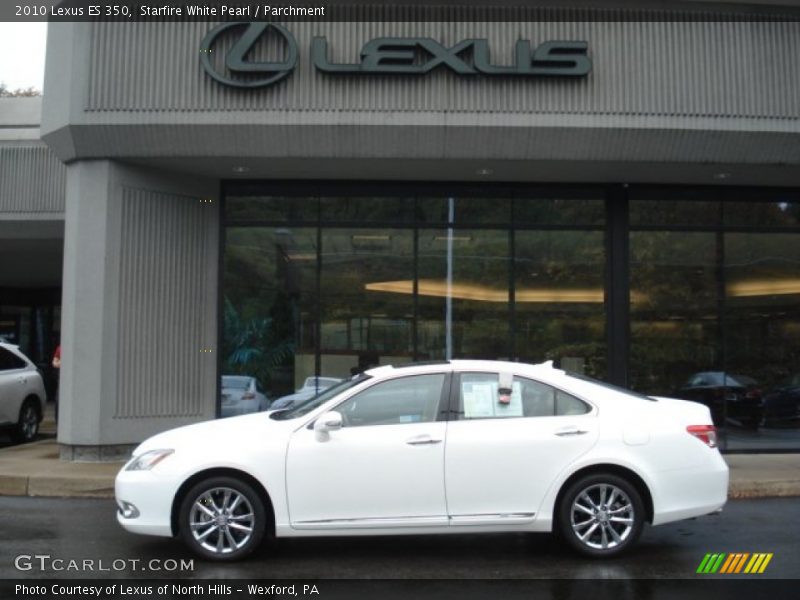 Starfire White Pearl / Parchment 2010 Lexus ES 350