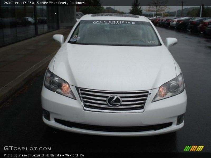 Starfire White Pearl / Parchment 2010 Lexus ES 350