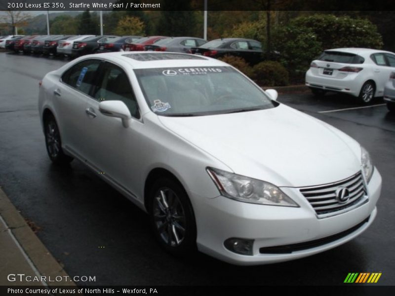 Starfire White Pearl / Parchment 2010 Lexus ES 350