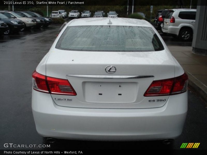 Starfire White Pearl / Parchment 2010 Lexus ES 350