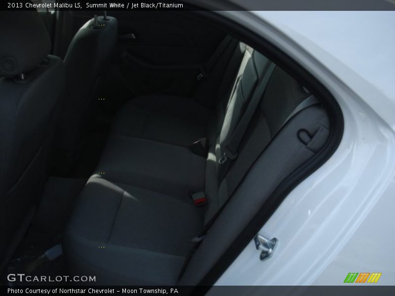 Summit White / Jet Black/Titanium 2013 Chevrolet Malibu LS