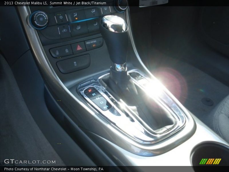 Summit White / Jet Black/Titanium 2013 Chevrolet Malibu LS