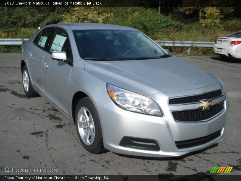 Silver Ice Metallic / Jet Black 2013 Chevrolet Malibu LT