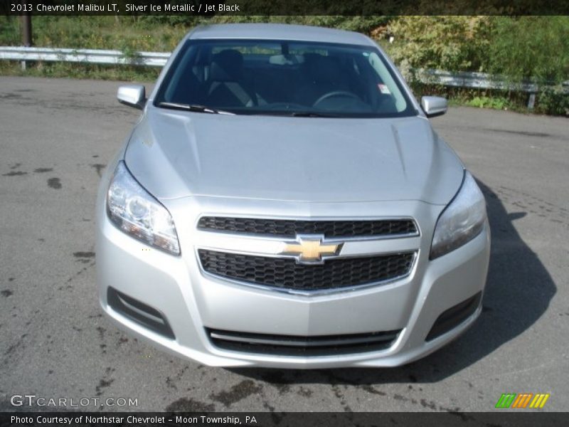 Silver Ice Metallic / Jet Black 2013 Chevrolet Malibu LT