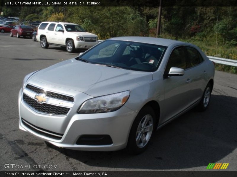 Silver Ice Metallic / Jet Black 2013 Chevrolet Malibu LT