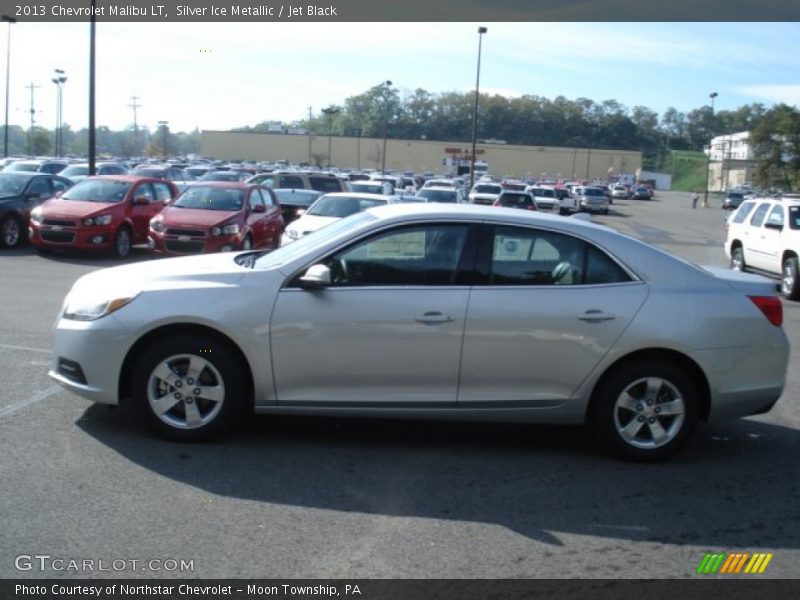 Silver Ice Metallic / Jet Black 2013 Chevrolet Malibu LT