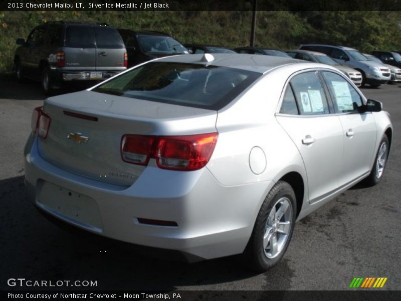 Silver Ice Metallic / Jet Black 2013 Chevrolet Malibu LT