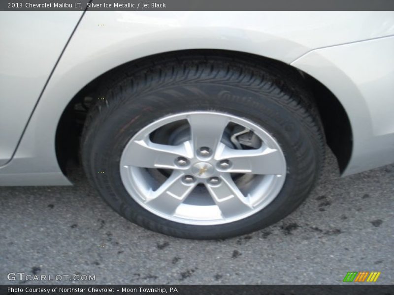 Silver Ice Metallic / Jet Black 2013 Chevrolet Malibu LT