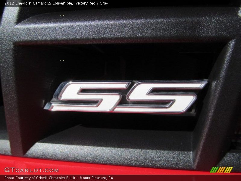 Victory Red / Gray 2012 Chevrolet Camaro SS Convertible