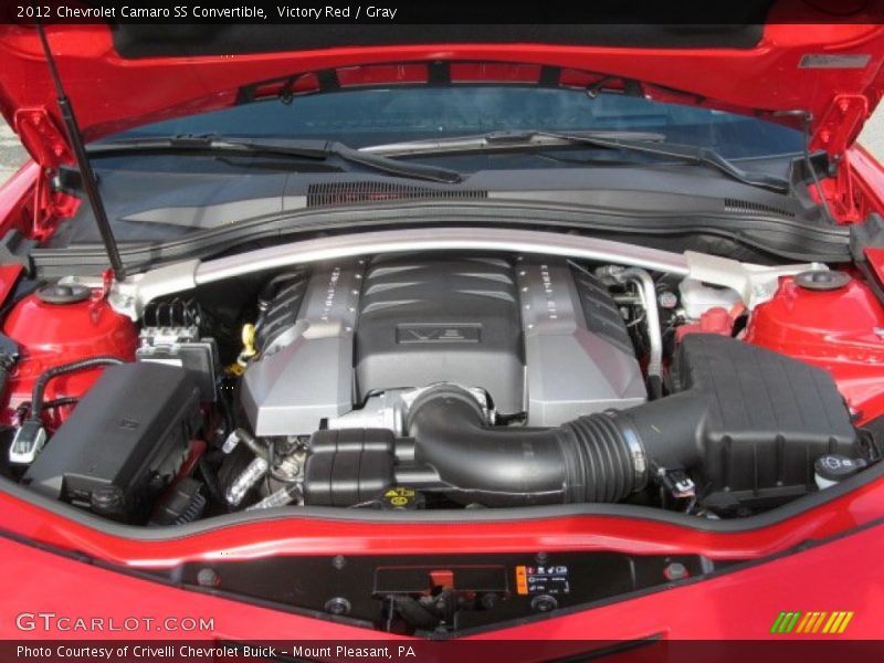 Victory Red / Gray 2012 Chevrolet Camaro SS Convertible
