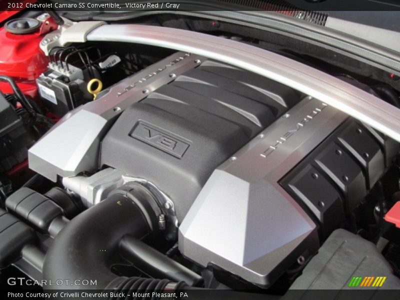 Victory Red / Gray 2012 Chevrolet Camaro SS Convertible