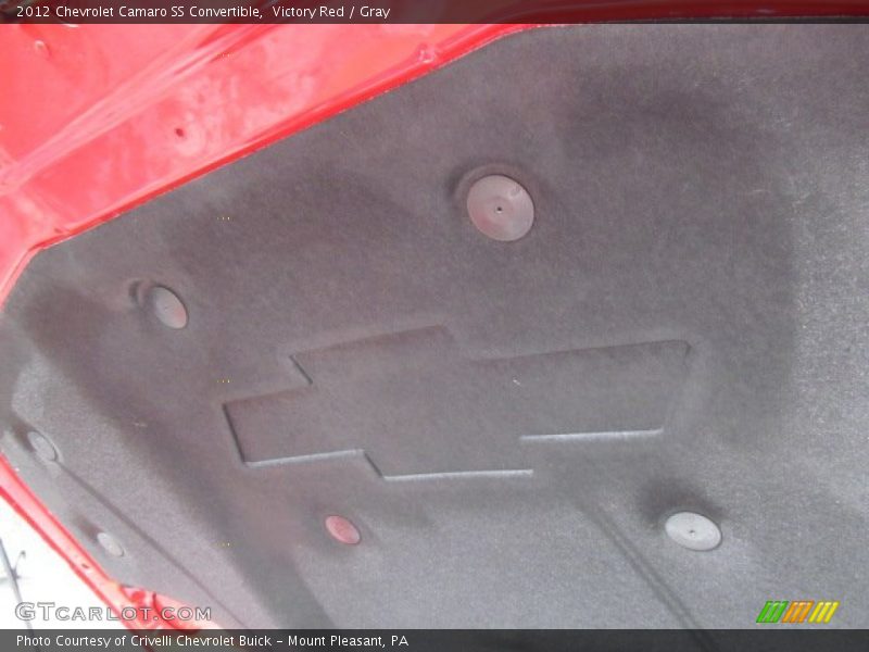 Victory Red / Gray 2012 Chevrolet Camaro SS Convertible