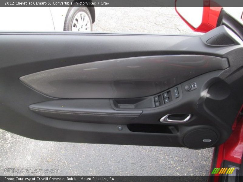 Victory Red / Gray 2012 Chevrolet Camaro SS Convertible