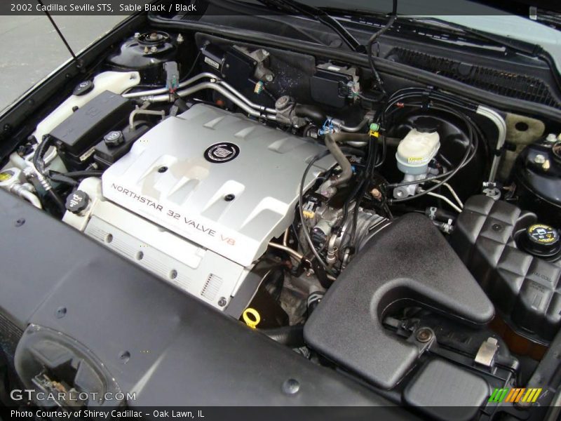 Sable Black / Black 2002 Cadillac Seville STS