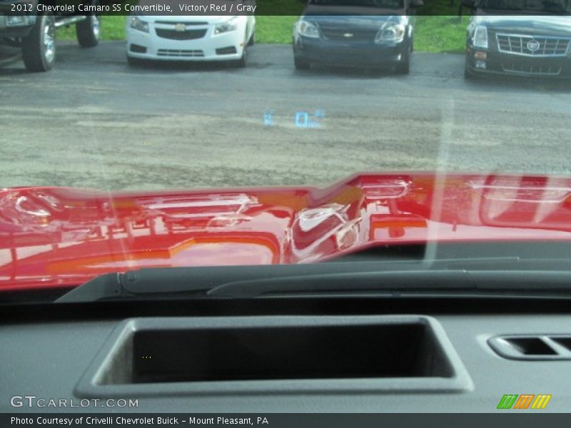 Victory Red / Gray 2012 Chevrolet Camaro SS Convertible