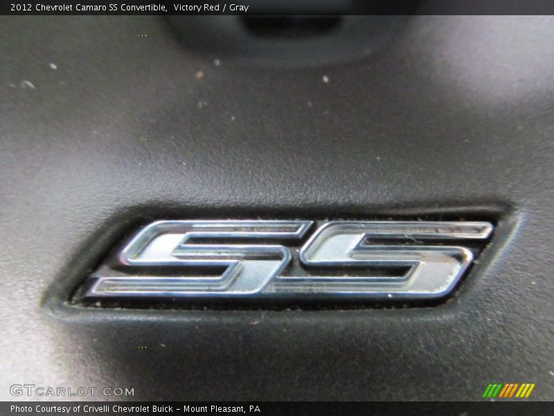 Victory Red / Gray 2012 Chevrolet Camaro SS Convertible