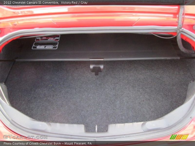 Victory Red / Gray 2012 Chevrolet Camaro SS Convertible