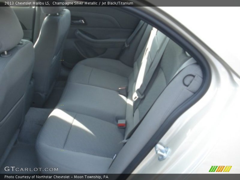 Champagne Silver Metallic / Jet Black/Titanium 2013 Chevrolet Malibu LS