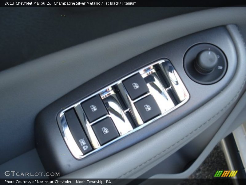 Champagne Silver Metallic / Jet Black/Titanium 2013 Chevrolet Malibu LS