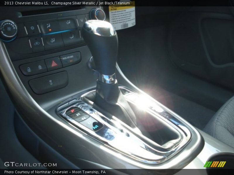 Champagne Silver Metallic / Jet Black/Titanium 2013 Chevrolet Malibu LS
