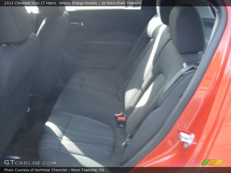 Inferno Orange Metallic / Jet Black/Dark Titanium 2013 Chevrolet Sonic LT Hatch